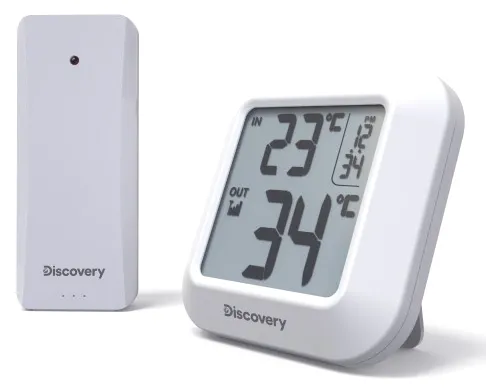 fotografie meteorologická stanice Levenhuk Discovery Report W20 s hodinami