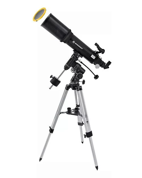 foto hvězdářský dalekohled Bresser Polaris-II AR-102/600 EQ-3 AT-3 se solárním filtrem,  1