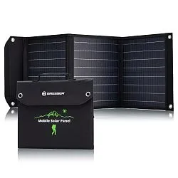 fotografie přenosná solární nabíječka Bresser 40 wattů s USB