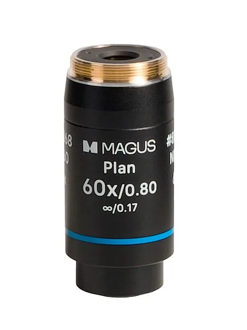 snímek objektiv MAGUS 60PL60 Plan 60х/0,80 ∞/0,17 H60 mm,  1