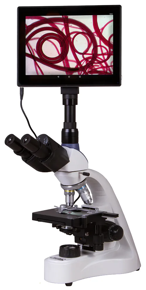 snímek digitální trinokulární mikroskop Levenhuk MED D10T LCD