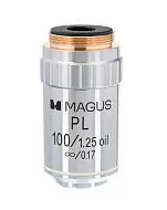 foto rovinný objektiv s korekcí na nekonečno MAGUS MP100 OIL 100x/1,25 ∞/0,17