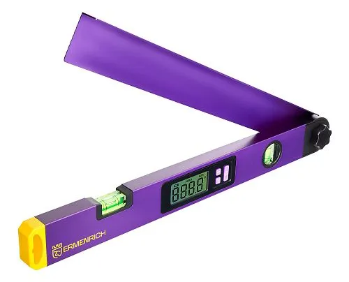 snímek digitální úhloměr Ermenrich Verk DA40
