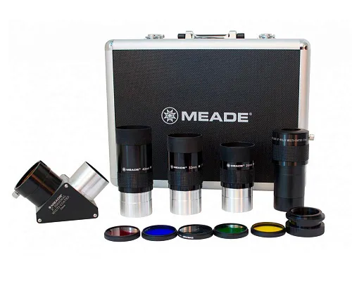 snímek sada 2" okulárů a filtrů Meade Series 4000,  1