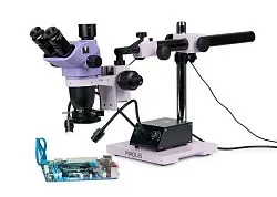 snímek stereomikroskop MAGUS Stereo 8TR pro opravy elektroniky