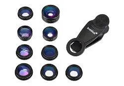 obrázek sada objektivů pro smartphony Levenhuk Lens S10