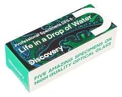 snímek sada mikropreparátů Levenhuk Discovery Prof DPS 5. „Život v kapce vody“