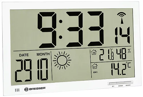 obrázek nástěnné hodiny Bresser MyTime Jumbo LCD,  1