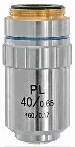 snímek plan-achromatický objektiv Bresser DIN-PL 40x