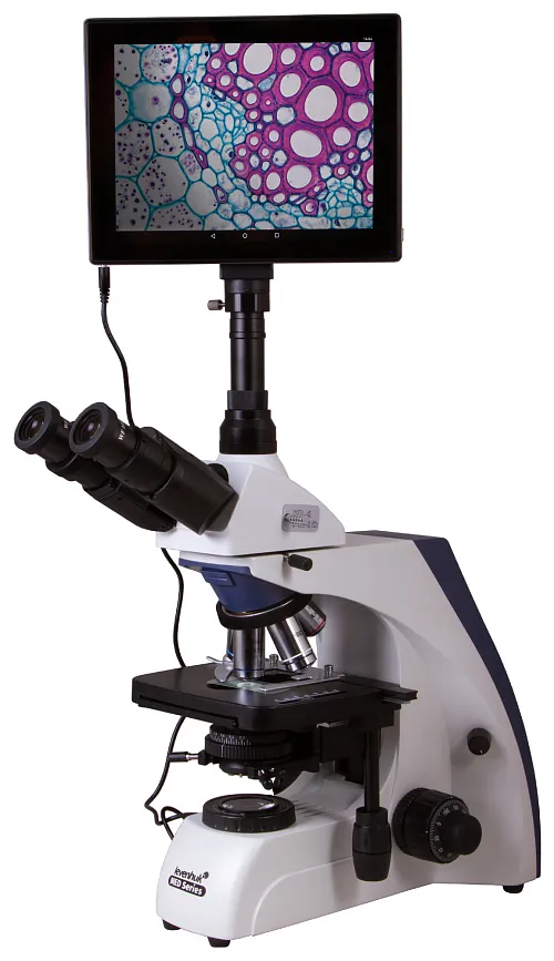 snímek digitální trinokulární mikroskop Levenhuk MED D35T LCD