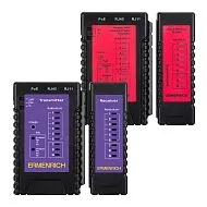 snímek tester kabelů a PoE Ermenrich NetGeeks NP10