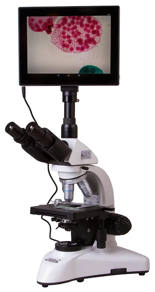 foto digitální trinokulární mikroskop Levenhuk MED D25T LCD
