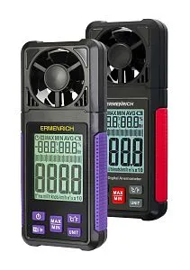 obrázek digitální anemometr Ermenrich Seek DN10