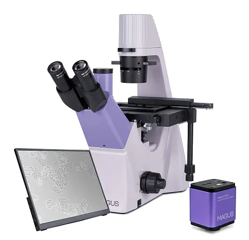 foto biologický inverzní digitální mikroskop MAGUS Bio VD300 LCD