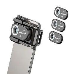 foto sada LED mikroskopů pro smartphone Levenhuk Kelvin TMC50