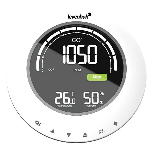 obrázek detektor hladiny koncentrace CO₂ Levenhuk Wezzer PLUS LP90