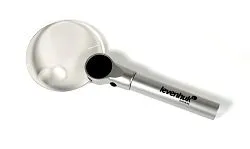 snímek lupa Levenhuk Zeno 400 s LED osvětlením, 2/4x, 88/21 mm, kov