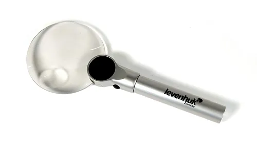 snímek lupa Levenhuk Zeno 400 s LED osvětlením, 2/4x, 88/21 mm, kov,  1
