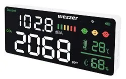 fotografie monitor kvality vzduchu a hluku Levenhuk Wezzer Air PRO CN20