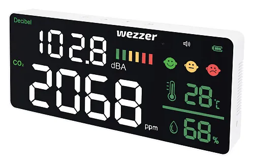 fotografie monitor kvality vzduchu a hluku Levenhuk Wezzer Air PRO CN20