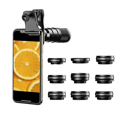 fotografie sada objektivů pro smartphone Levenhuk Kelvin SLS10,  1