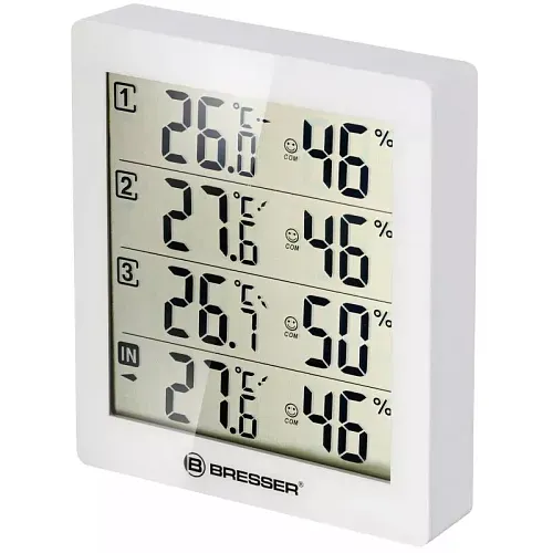 snímek meteostanice Bresser Temeo Hygro Quadro,  1