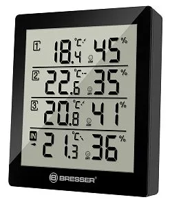 snímek meteostanice Bresser Temeo Hygro Quadro