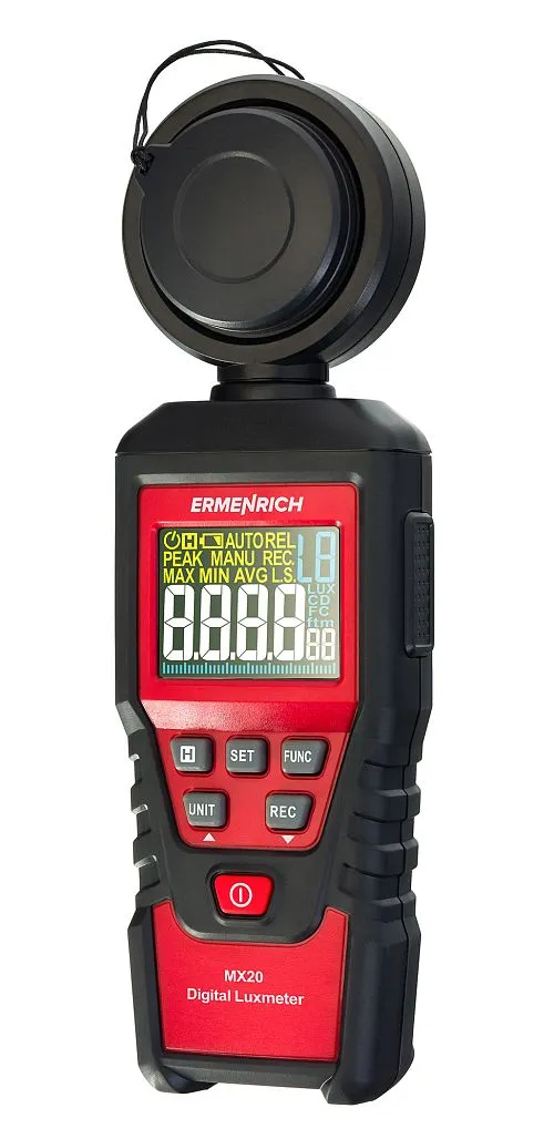 foto digitální luxmetr Ermenrich Seek MX20