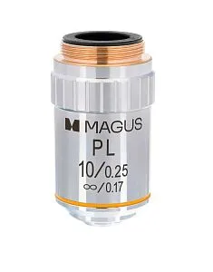 snímek rovinný objektiv s korekcí na nekonečno MAGUS MP10 10x/0,25 ∞/0,17