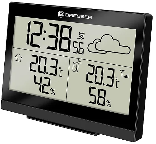 snímek meteostanice Bresser TemeoTrend LG RC, černá