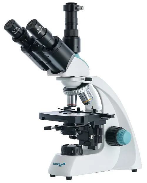 foto digitální trinokulární mikroskop Levenhuk D400T