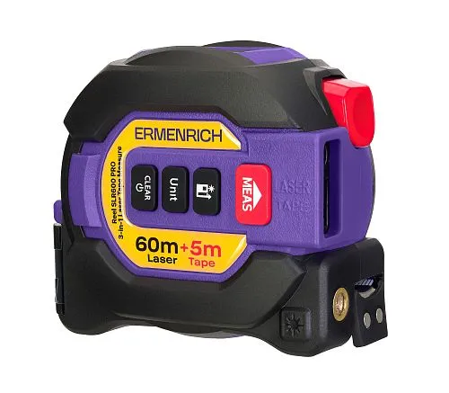 foto laserový svinovací metr "3 v 1" Ermenrich Reel SLR600 PRO,  1