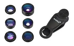 foto sada objektivů pro smartphony Levenhuk Lens S7