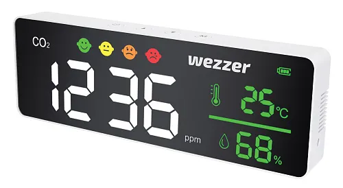 snímek monitor kvality ovzduší Levenhuk Wezzer Air MC50
