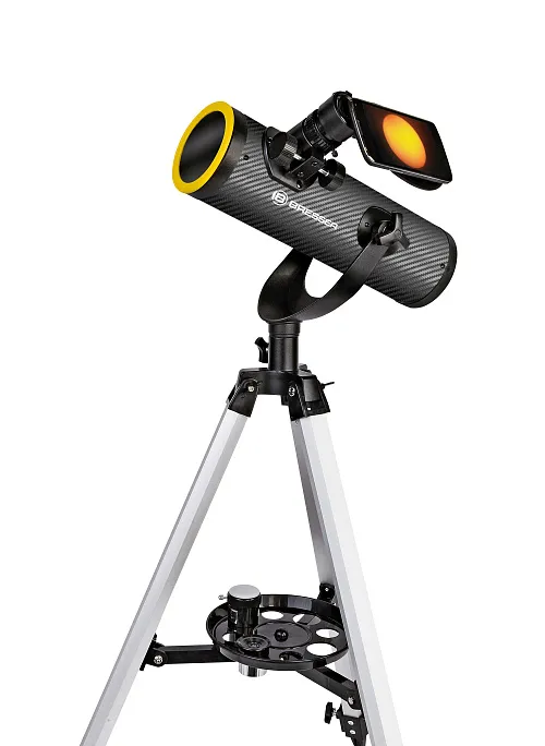 foto hvězdářský dalekohled Bresser Solarix 76/350 se slunečním filtrem