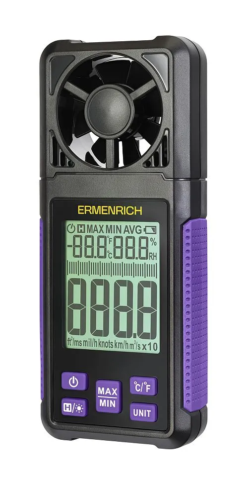 obrázek digitální anemometr Ermenrich Seek DN10,  1