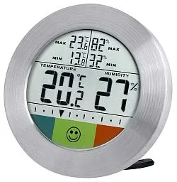 snímek meteostanice Bresser Temeo Hygro Circuitu, stříbrná