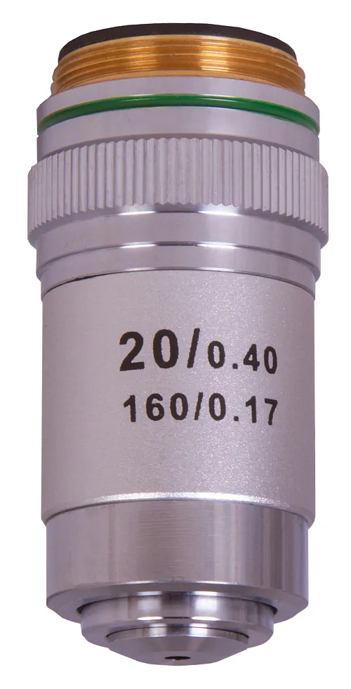 snímek achromatický objektiv Levenhuk MED 20x,  1
