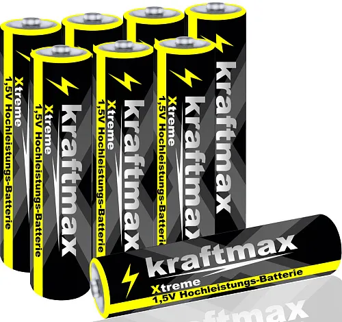 snímek alkalická baterie Kraftmax AAA LR03, 1,5 V (1 ks),  1