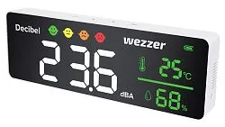 snímek termohygrometr s monitorem hluku Levenhuk Wezzer Teo TH70