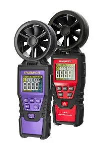 snímek digitální anemometr Ermenrich Seek DN30