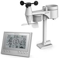 foto meteostanice Bresser 7v1, stribrne