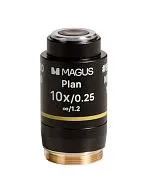 obrázek objektiv MAGUS 10PL60V Plan 10х/0,25 ∞/1,2 H60 mm
