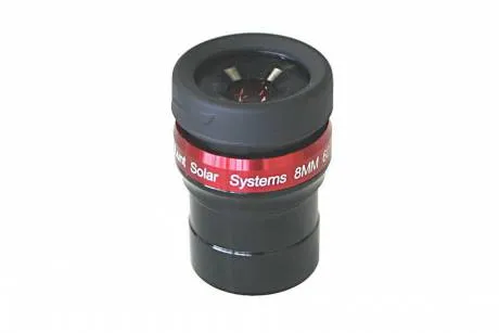 snímek okulár LUNT LS8E H-alfa 60° 8 mm 1,25” Flat Field,  1