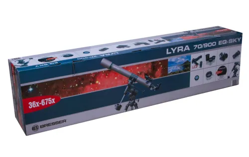 obrázek hvězdářský dalekohled Bresser Lyra 70/900 EQ-SKY,  21