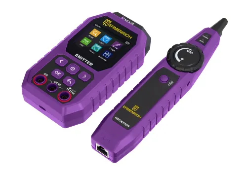 foto tester kabelů s multimetrem Ermenrich Ping SM75,  4