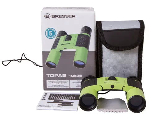 snímek binokulární dalekohled Bresser Topas 10x25,  6