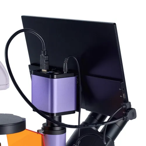 fotografie fluorescenční inverzní digitální mikroskop MAGUS Lum VD500 LCD,  21