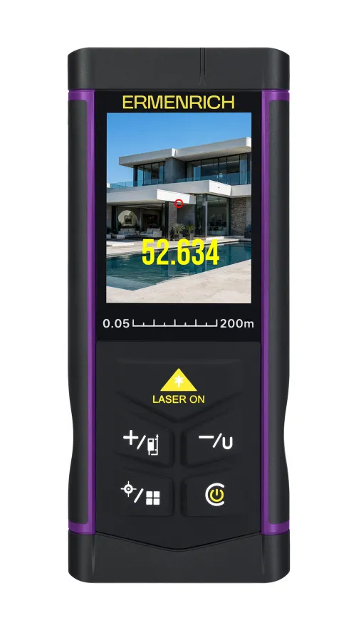 foto laserový měřič Ermenrich PRO LR200 s fotoaparátem,  4