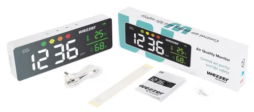 snímek monitor kvality ovzduší Levenhuk Wezzer Air MC50,  2